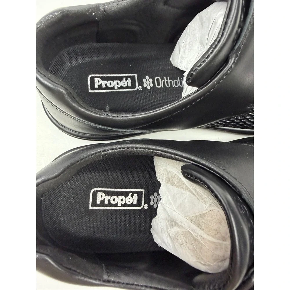 Propet Womens Olivia Black Hook and Loop Adjustable Orthopedic Shoes 9 M (B) - Picture 12 of 17